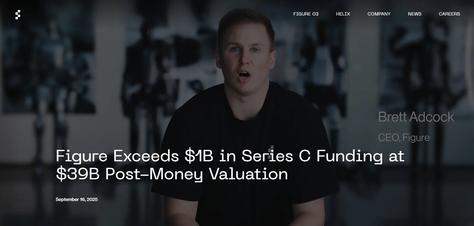 figure exceeds $1b in series c funding at $39b post-money valuation, september 2025