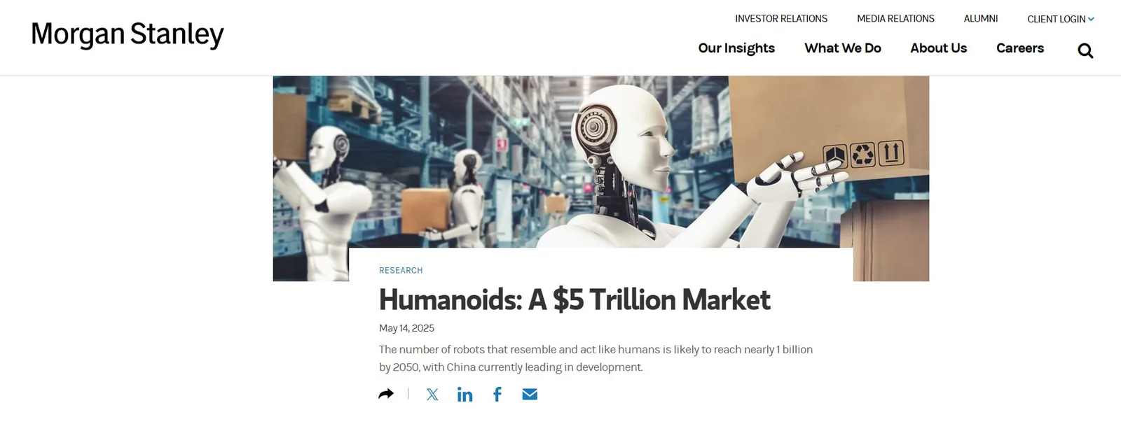 morgan stanley: humanoids, a $5 trillion market